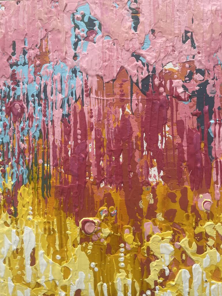 Original Abstract Landscape Painting by Sandra Page Mitchell