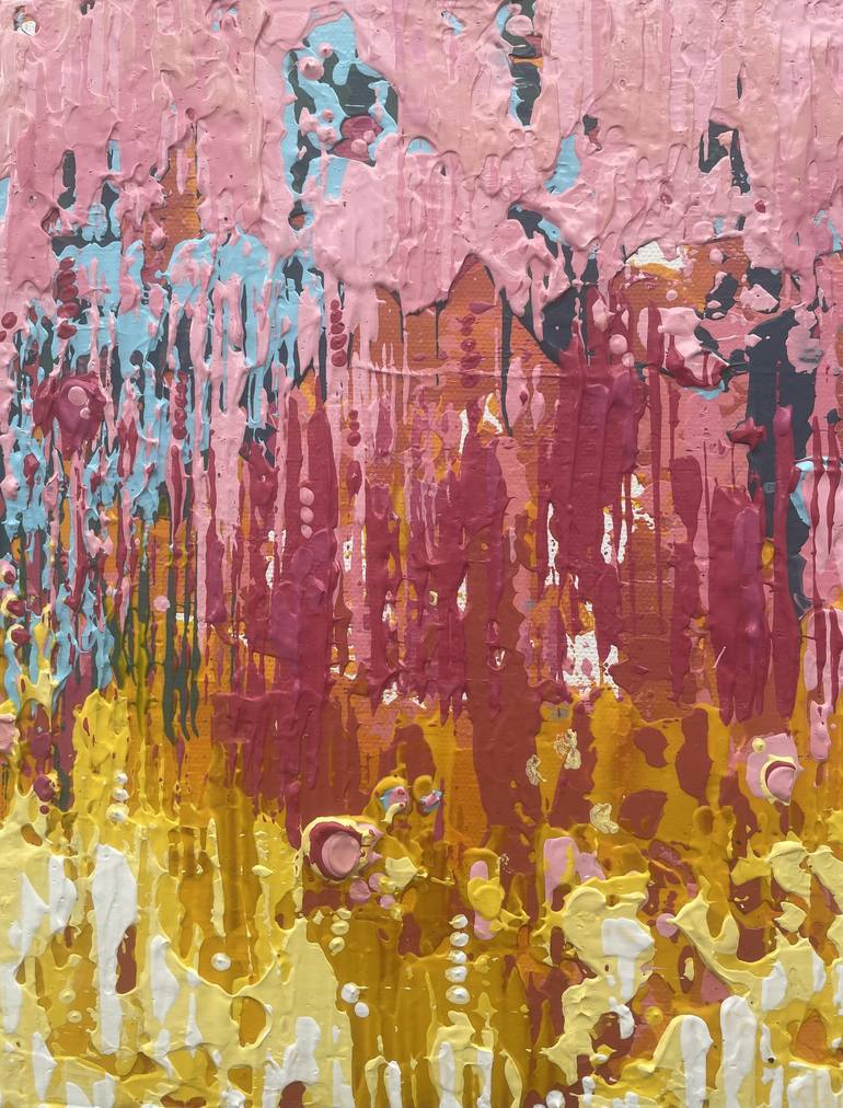 Original Abstract Landscape Painting by Sandra Page Mitchell