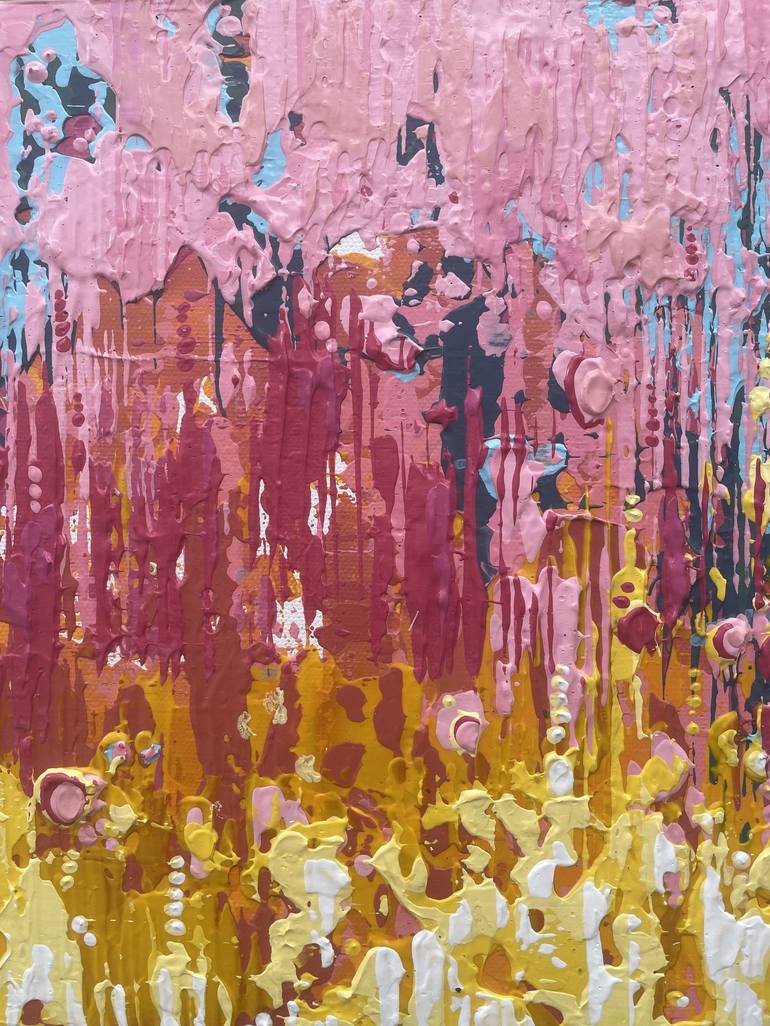Original Abstract Landscape Painting by Sandra Page Mitchell
