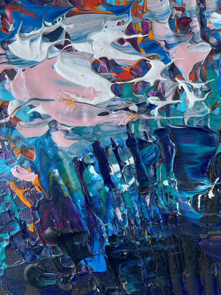 Original Abstract Expressionism Abstract Painting by Sandra Page Mitchell