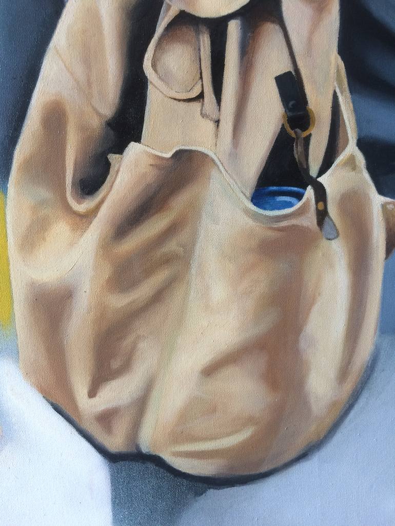 Original Conceptual People Painting by Joss Minter