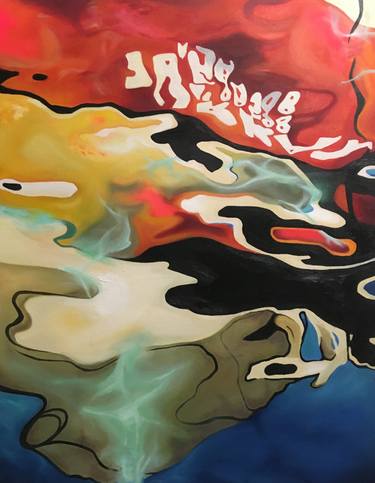 Original Abstract Water Paintings by Joss Minter