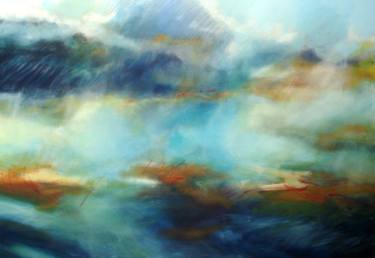 Original Abstract Landscape Paintings by Valerie Daval