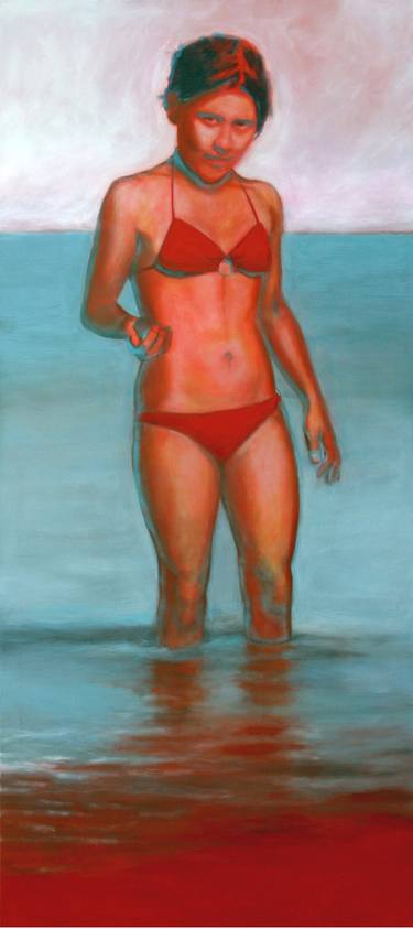 Original Figurative Women Paintings by Valerie Daval