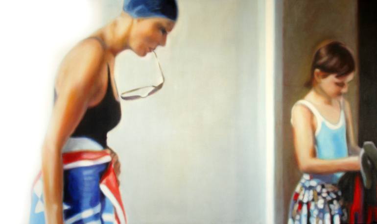 Original Fine Art Women Paintings by Valerie Daval