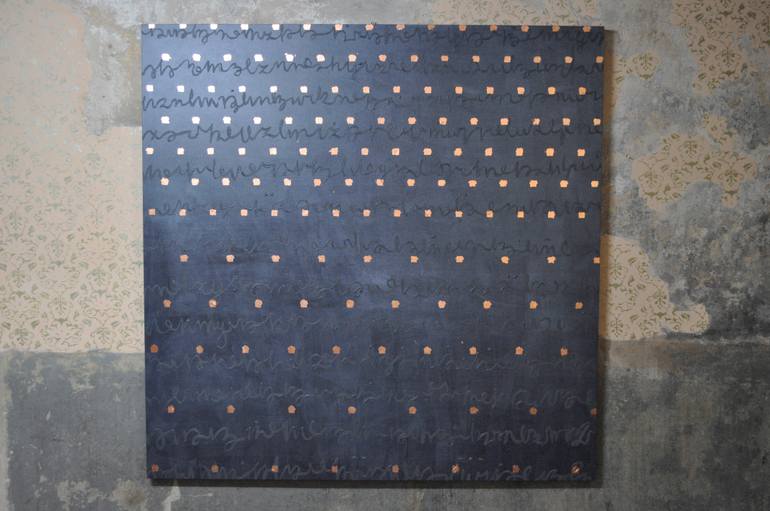 Original Conceptual Abstract Painting by Pawel Ryszard Sobolewski