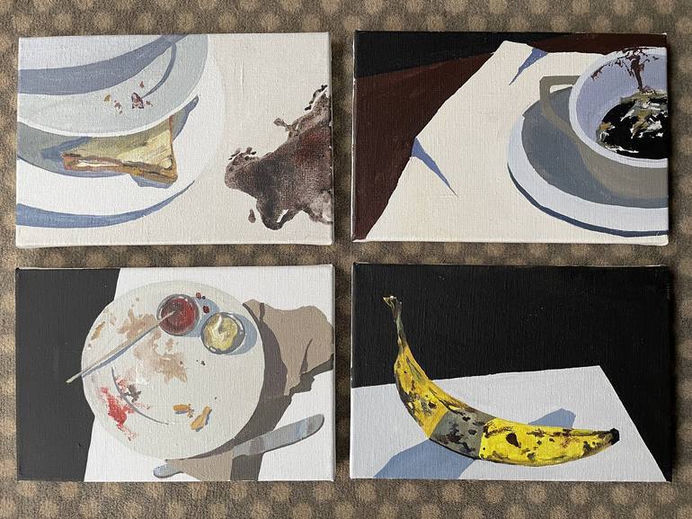 Original Realism Food & Drink Painting by Zakhar Shevchuk