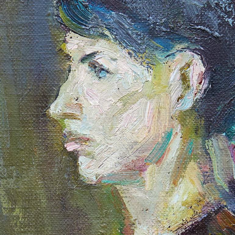 Original Realism Portrait Painting by Zakhar Shevchuk