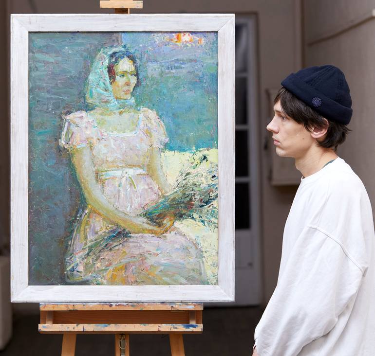 Original Portraiture Portrait Painting by Zakhar Shevchuk
