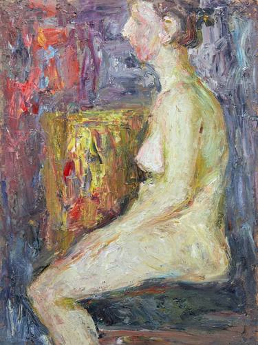 Seated Nude in Profile thumb