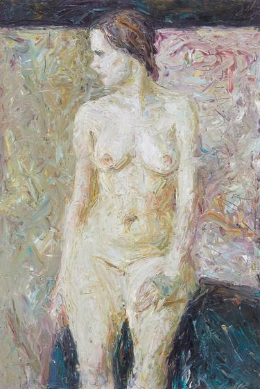 Original Expressionism Nude Paintings by Zakhar Shevchuk