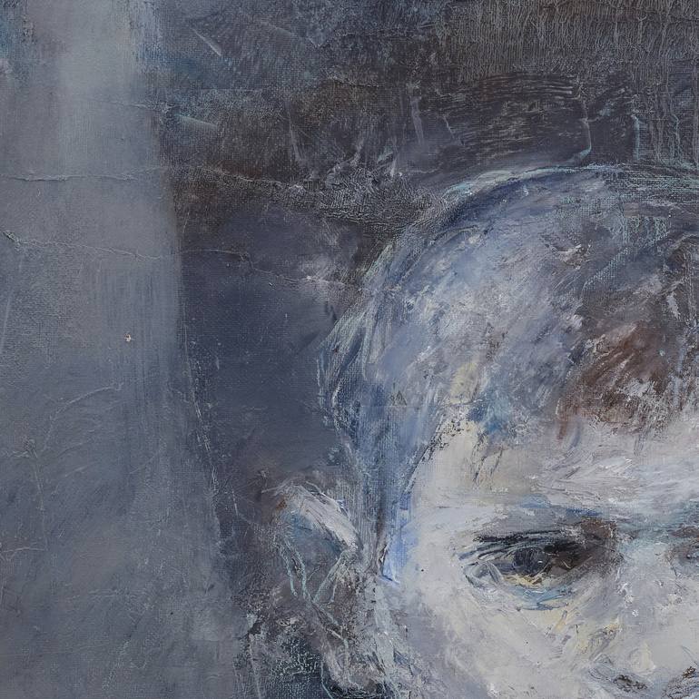 Original Expressionism People Painting by Zakhar Shevchuk