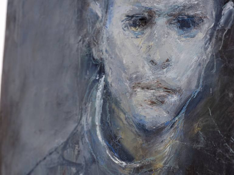 Original Expressionism People Painting by Zakhar Shevchuk