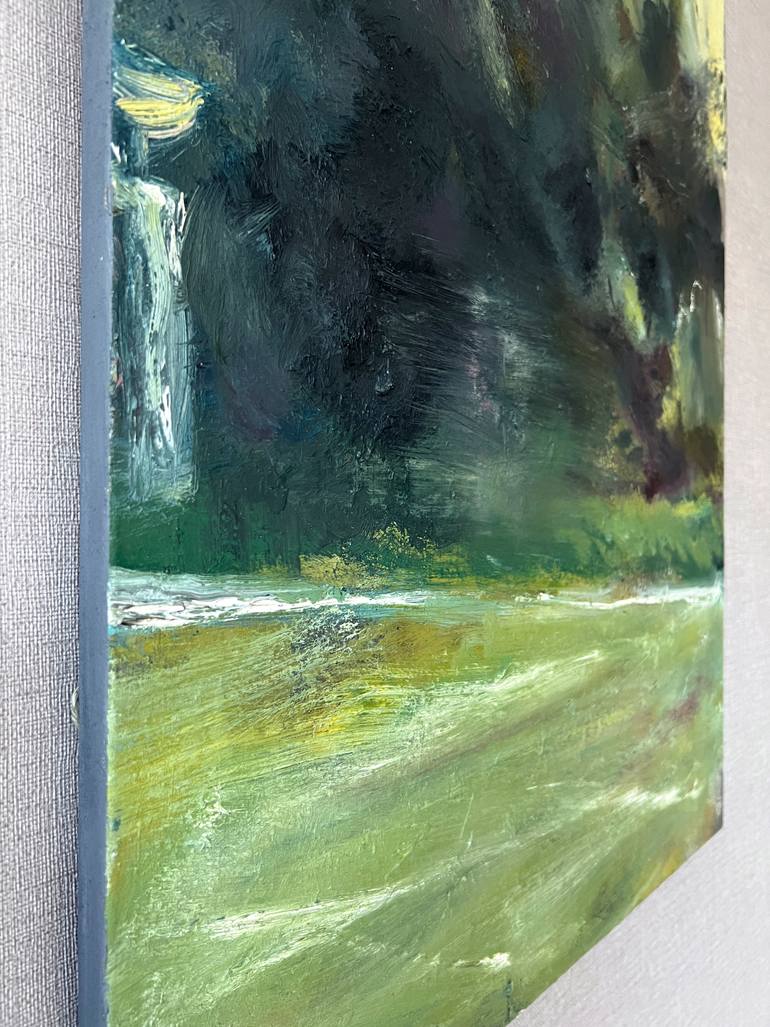 Original Expressionism Landscape Painting by Zakhar Shevchuk