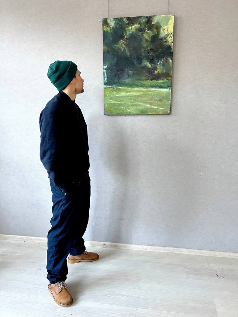 Original Expressionism Landscape Painting by Zakhar Shevchuk