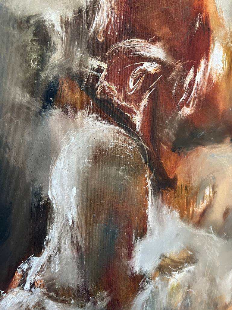 Original Abstract People Painting by Zakhar Shevchuk