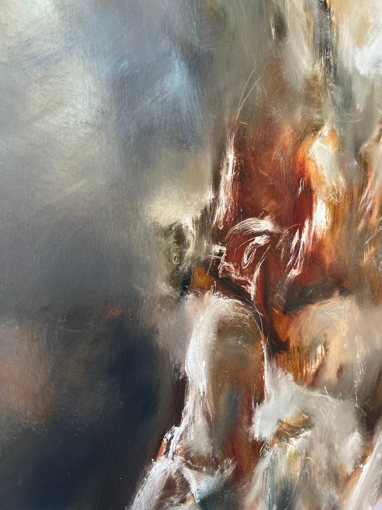 Original Abstract People Painting by Zakhar Shevchuk