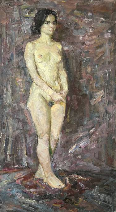 Original Expressionism Nude Paintings by Zakhar Shevchuk