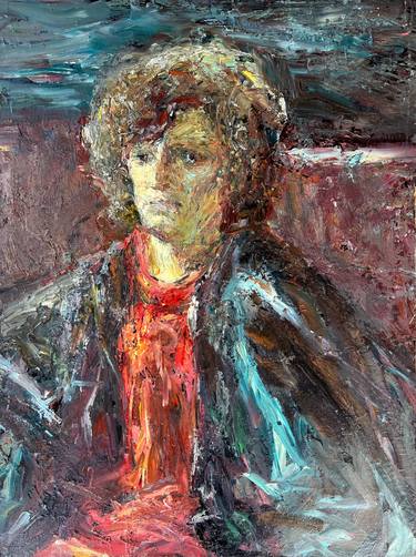 Print of Expressionism Portrait Paintings by Zakhar Shevchuk