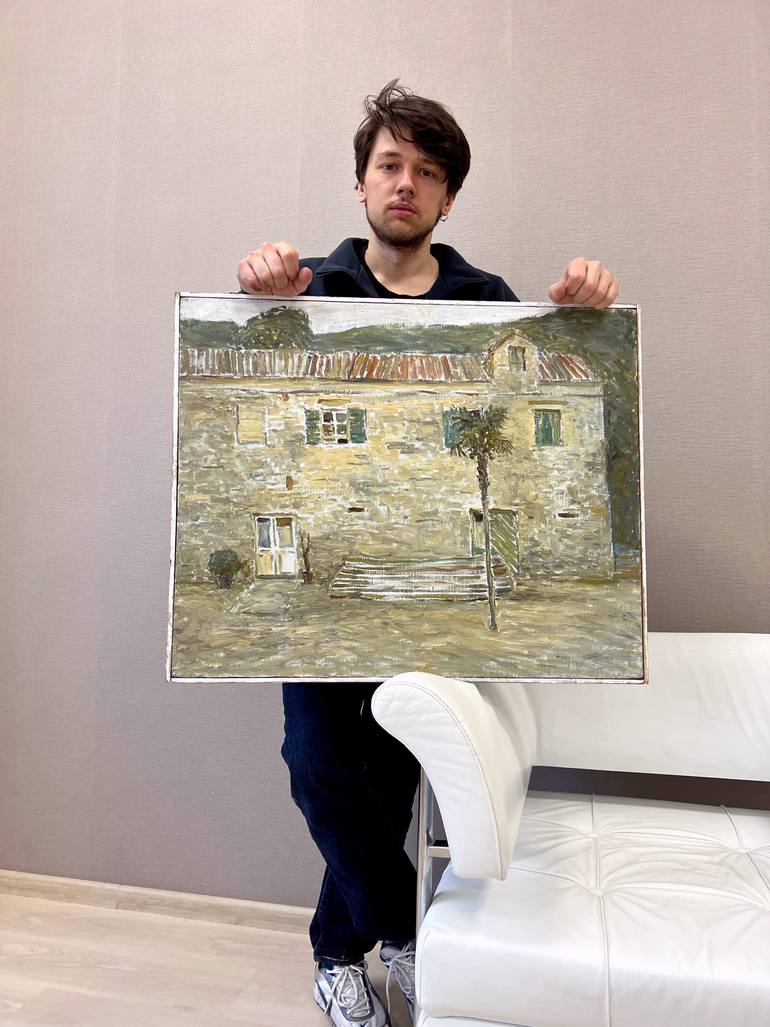 Original Impressionism Landscape Painting by Zakhar Shevchuk