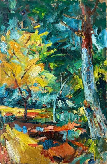 Print of Expressionism Landscape Paintings by Zakhar Shevchuk