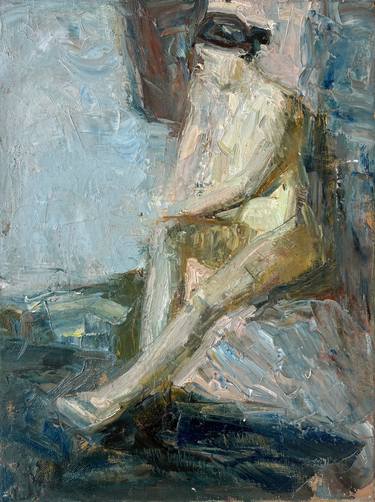 Original Expressionism Nude Paintings by Zakhar Shevchuk