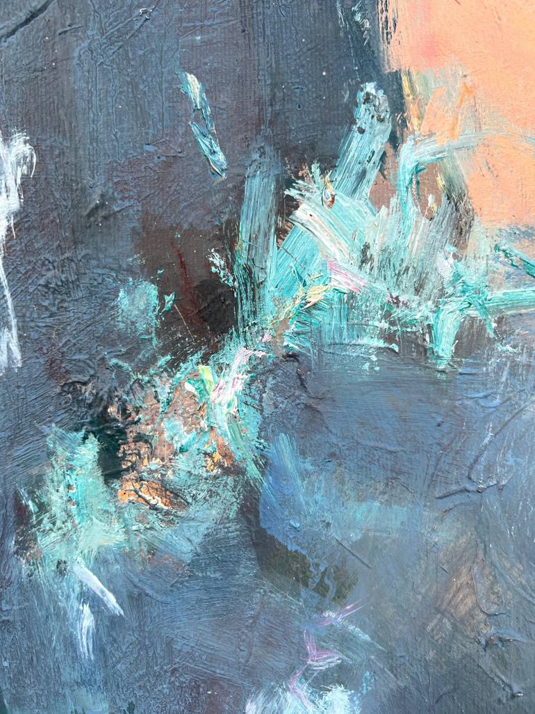 Original Expressionism Landscape Painting by Zakhar Shevchuk