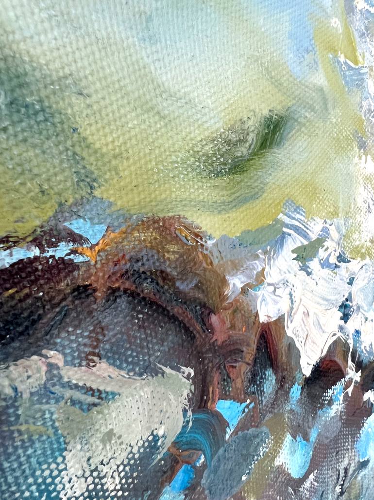 Original Expressionism Seascape Painting by Zakhar Shevchuk
