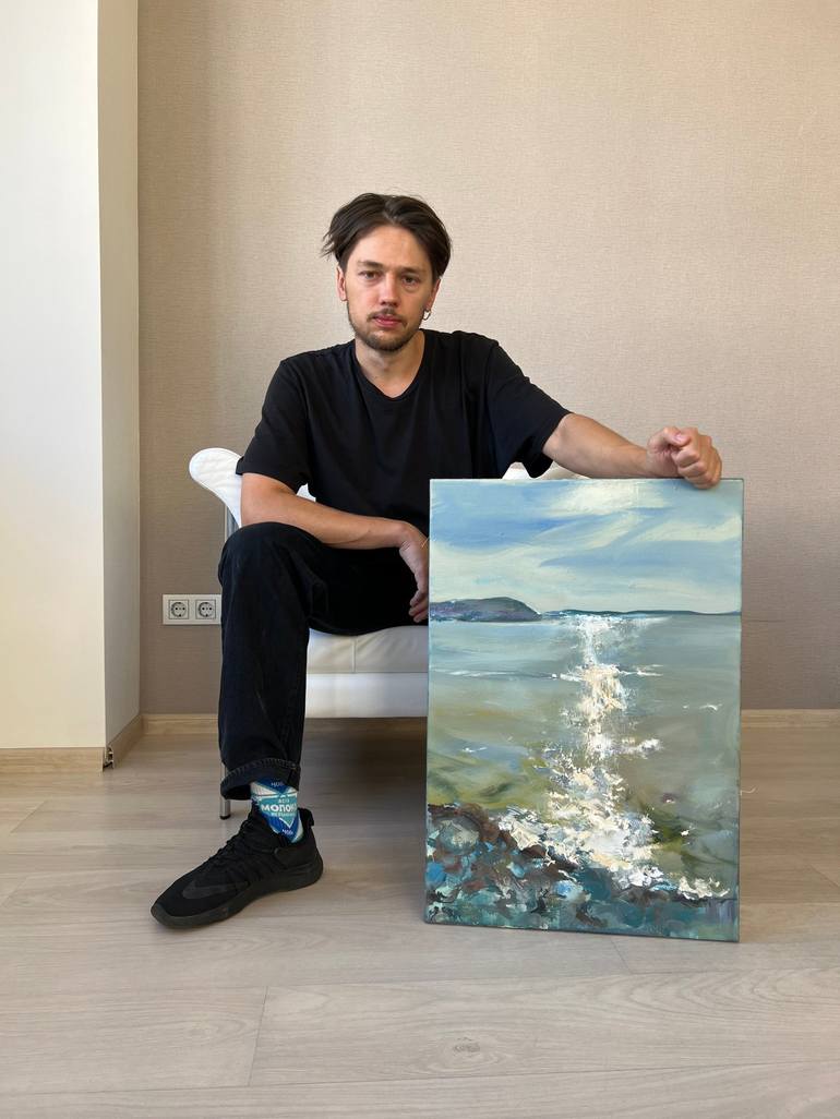 Original Seascape Painting by Zakhar Shevchuk