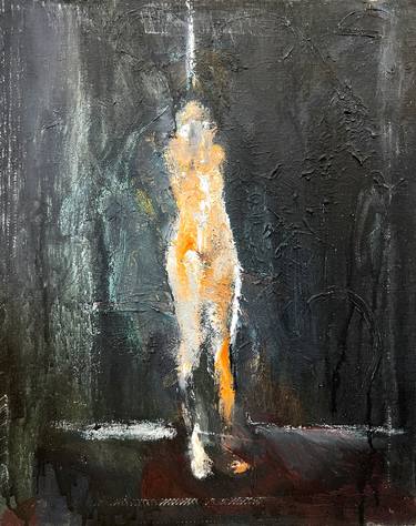Original Abstract Nude Paintings by Zakhar Shevchuk