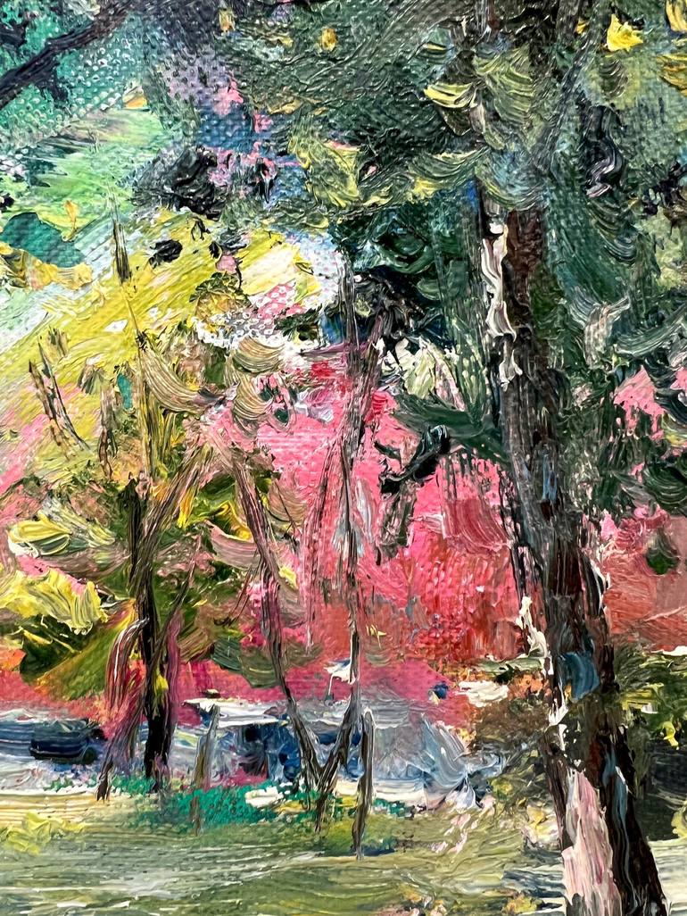 Original Impressionism Landscape Painting by Zakhar Shevchuk