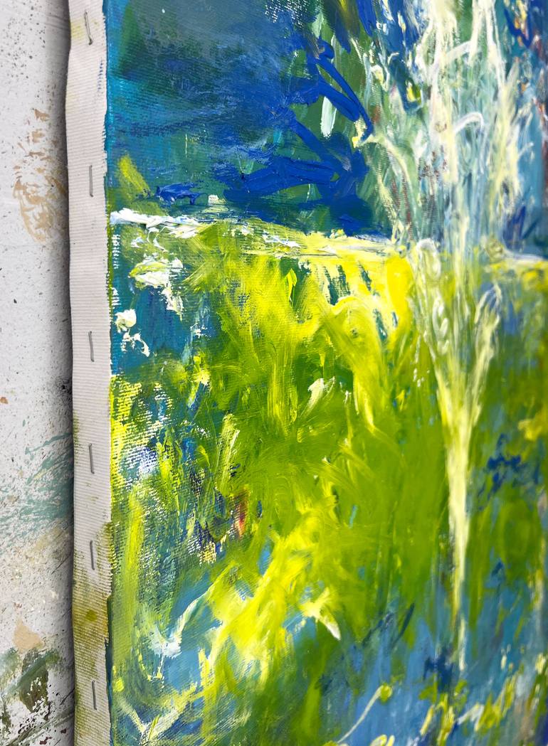 Original Abstract Floral Painting by Zakhar Shevchuk