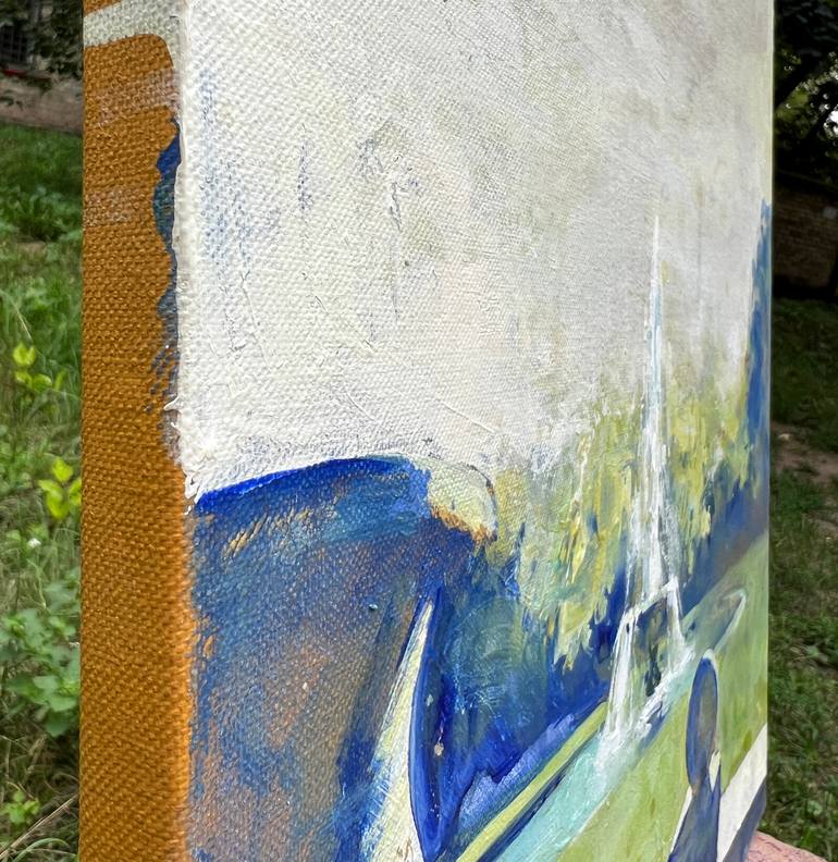 Original Impressionism Landscape Painting by Zakhar Shevchuk