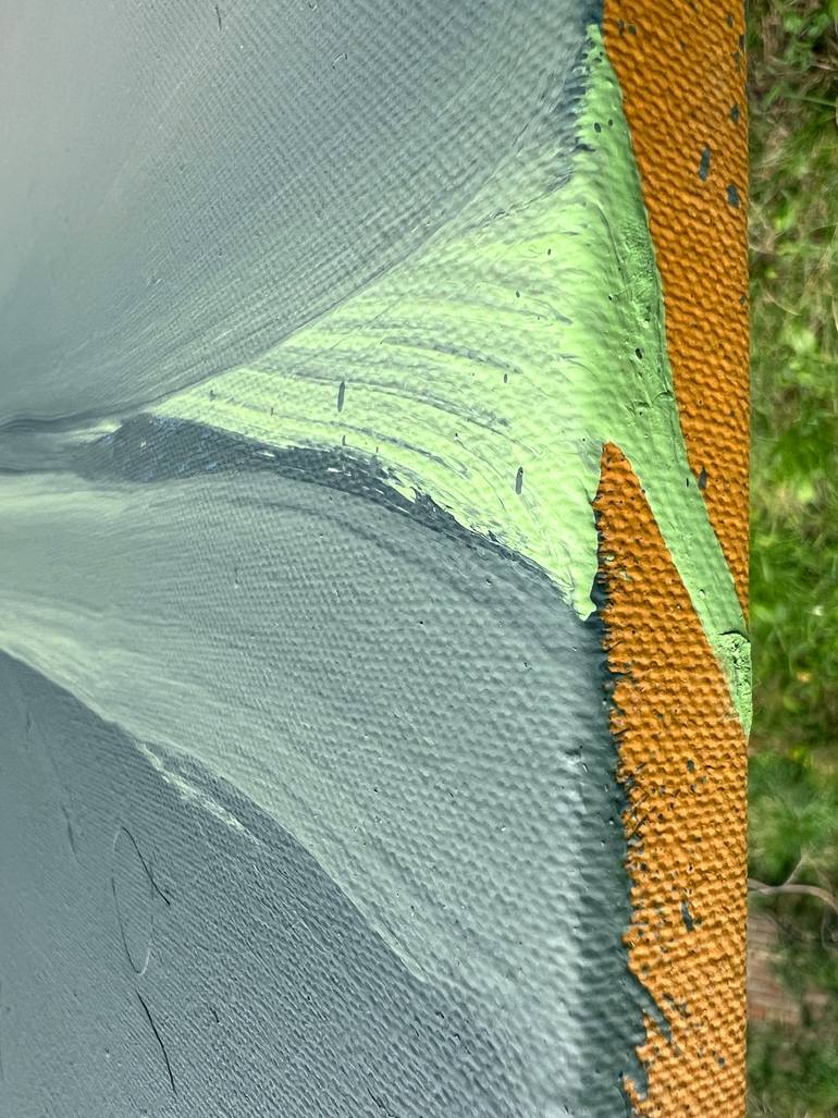 Original Abstract Expressionism Abstract Painting by Zakhar Shevchuk