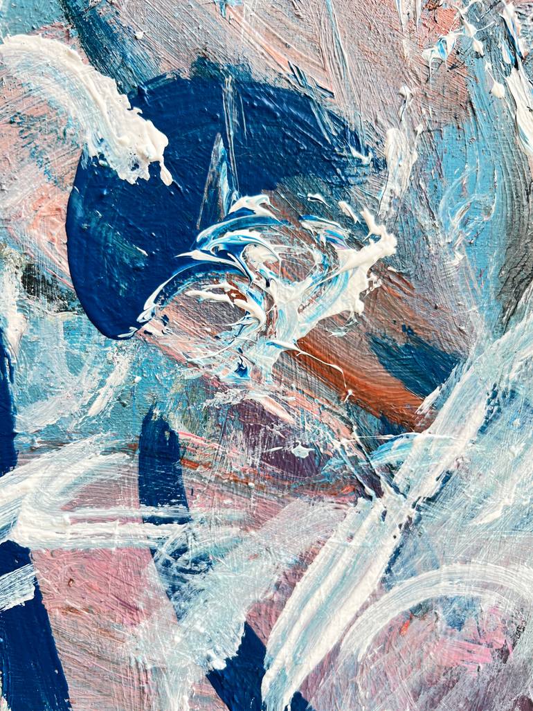 Original Abstract Expressionism Abstract Painting by Zakhar Shevchuk