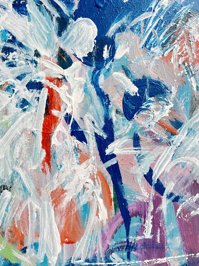 Original Abstract Expressionism Abstract Painting by Zakhar Shevchuk