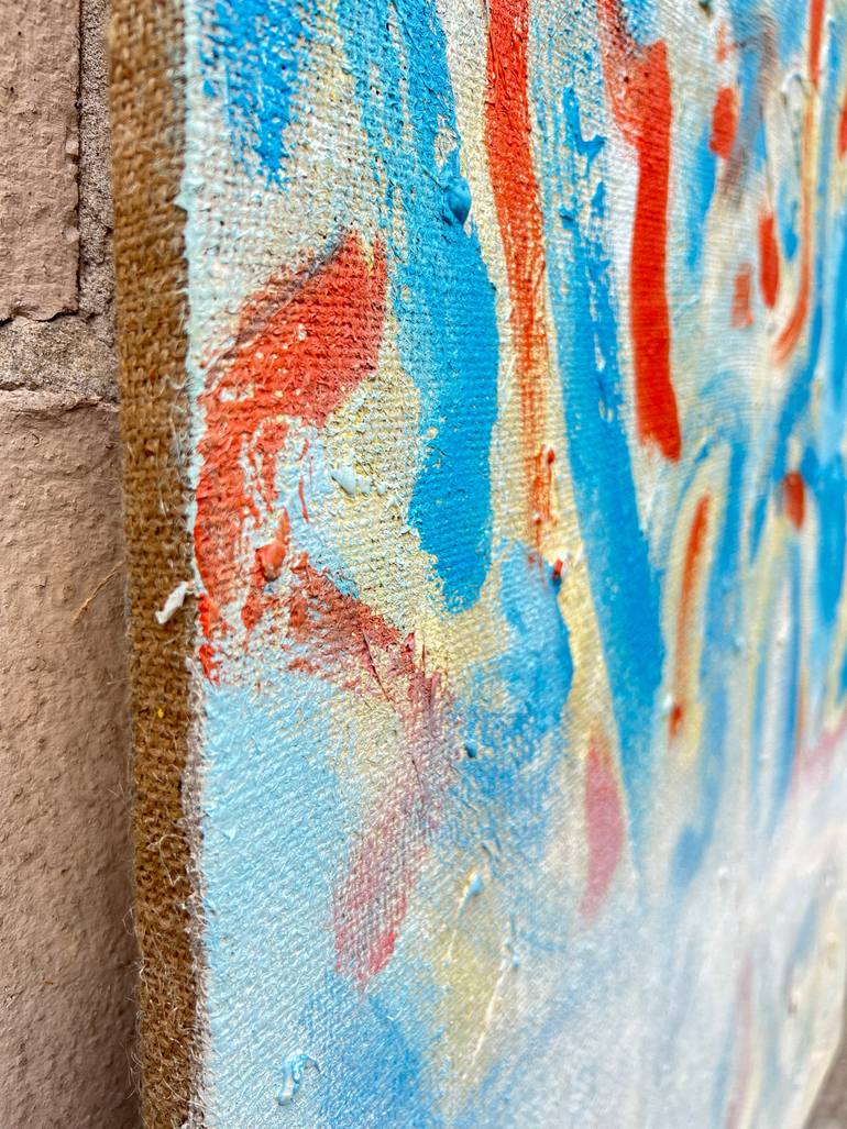 Original Abstract Expressionism Abstract Painting by Zakhar Shevchuk