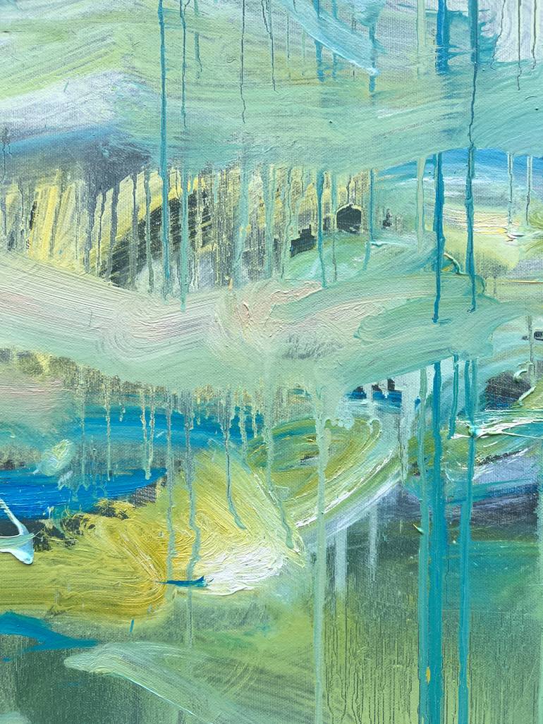 Original Abstract Landscape Painting by Zakhar Shevchuk