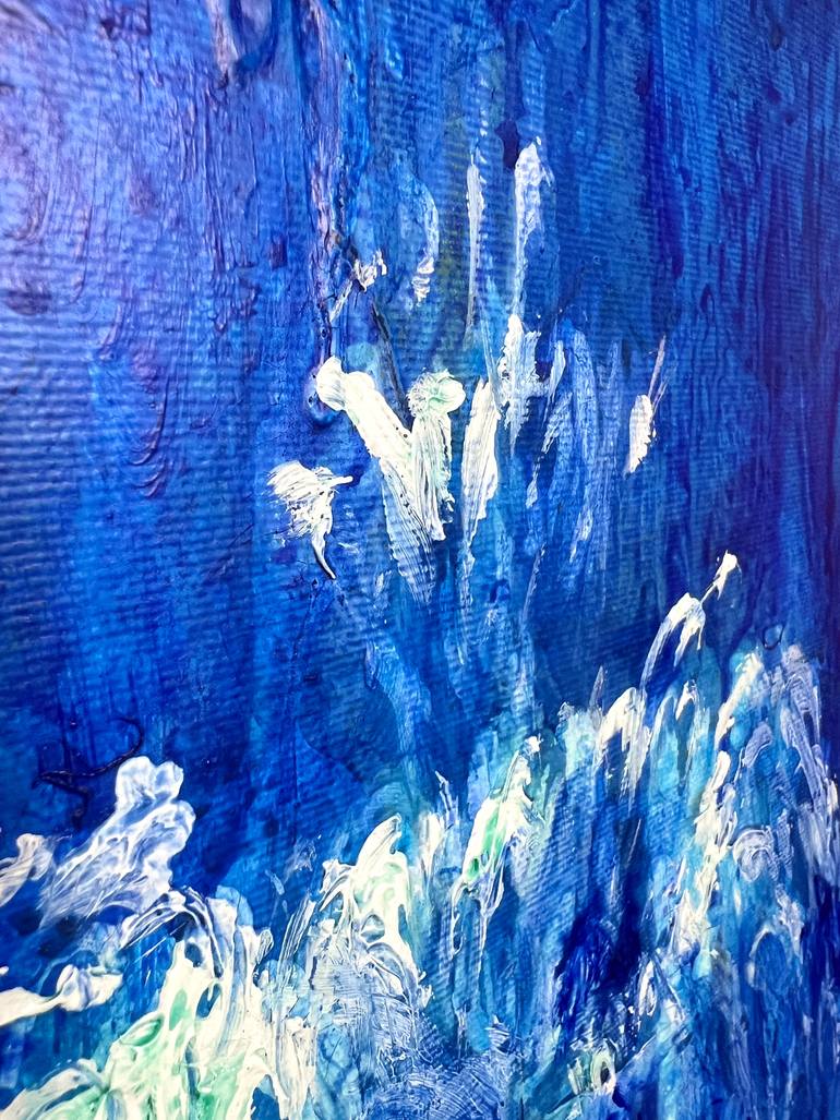 Original Abstract Expressionism Abstract Painting by Zakhar Shevchuk