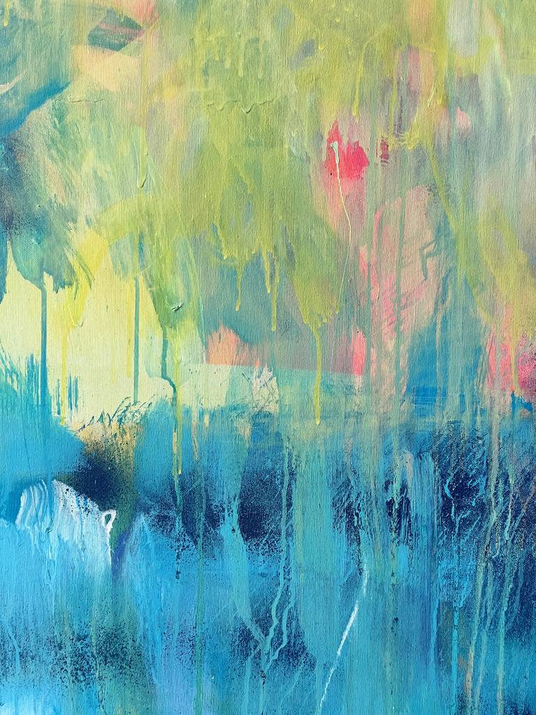 Original Abstract Expressionism Sports Painting by Zakhar Shevchuk