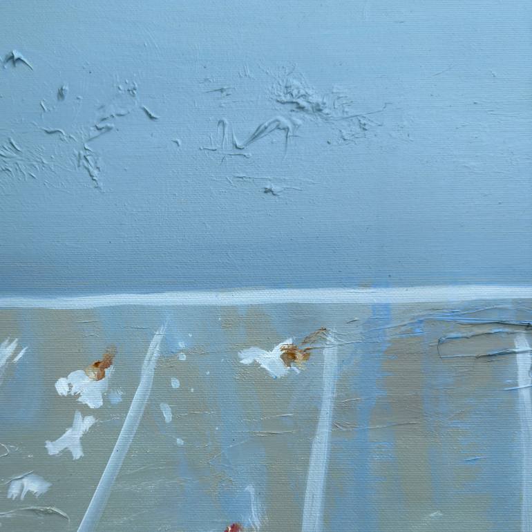 Original Geometric Water Painting by Zakhar Shevchuk