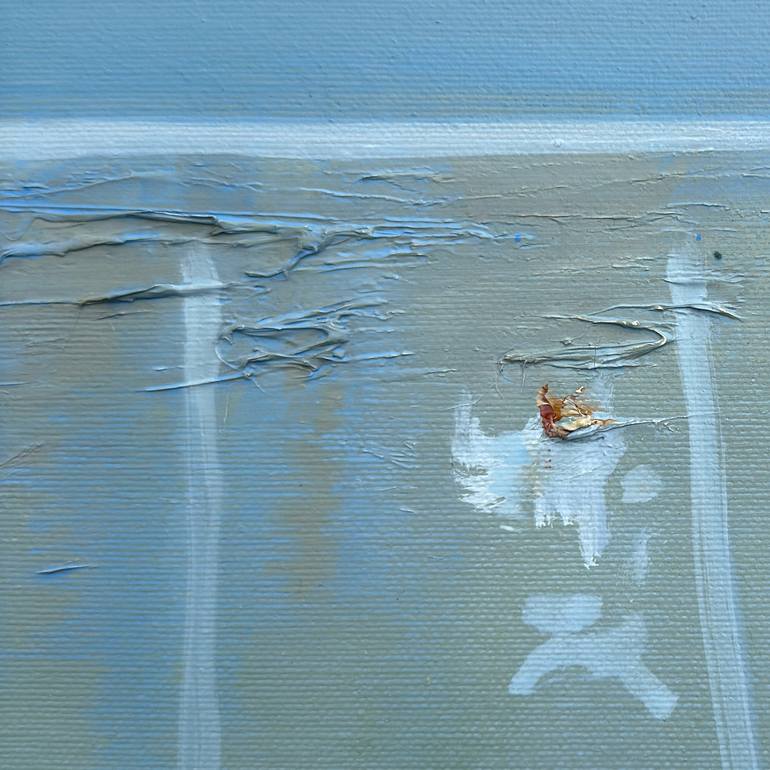 Original Geometric Water Painting by Zakhar Shevchuk