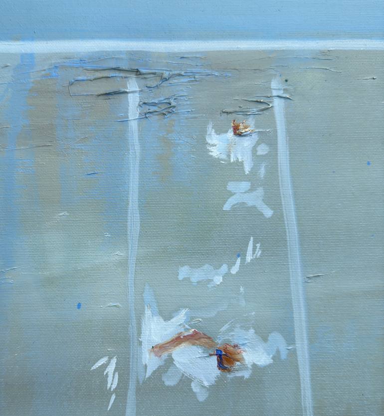 Original Geometric Water Painting by Zakhar Shevchuk