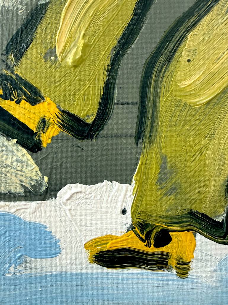 Original Expressionism People Painting by Zakhar Shevchuk