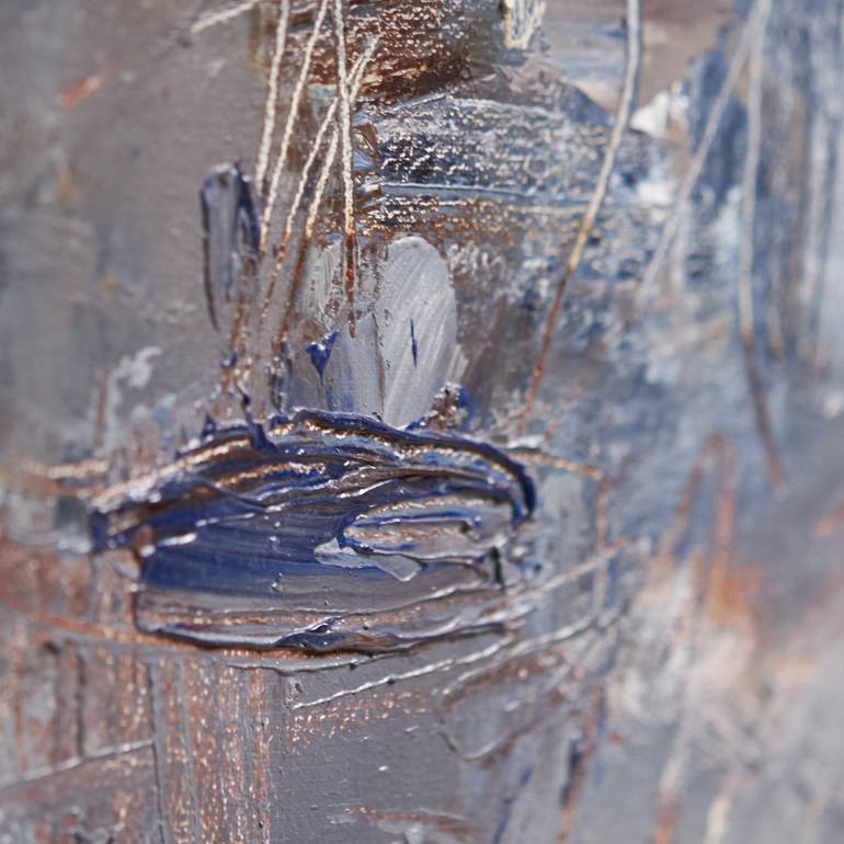 Original Abstract Expressionism People Painting by Zakhar Shevchuk