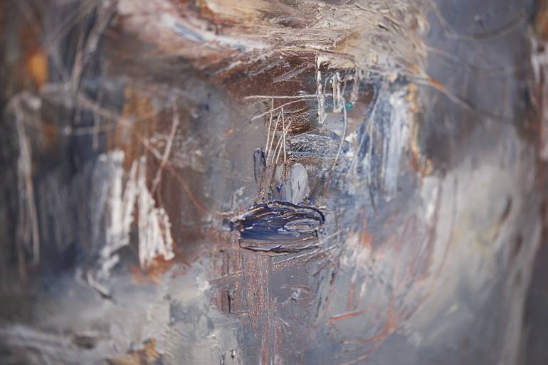 Original Abstract Expressionism People Painting by Zakhar Shevchuk