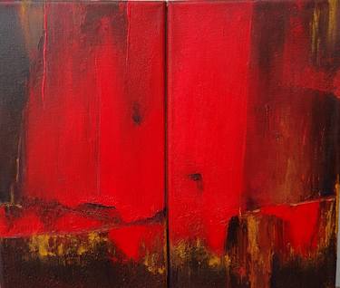 Original Abstract Painting by Miguel Baena 