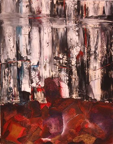 Original Abstract Expressionism Abstract Paintings by Miguel Baena