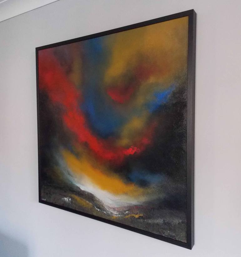 Original Abstract Expressionism Landscape Painting by Isabelle Amante