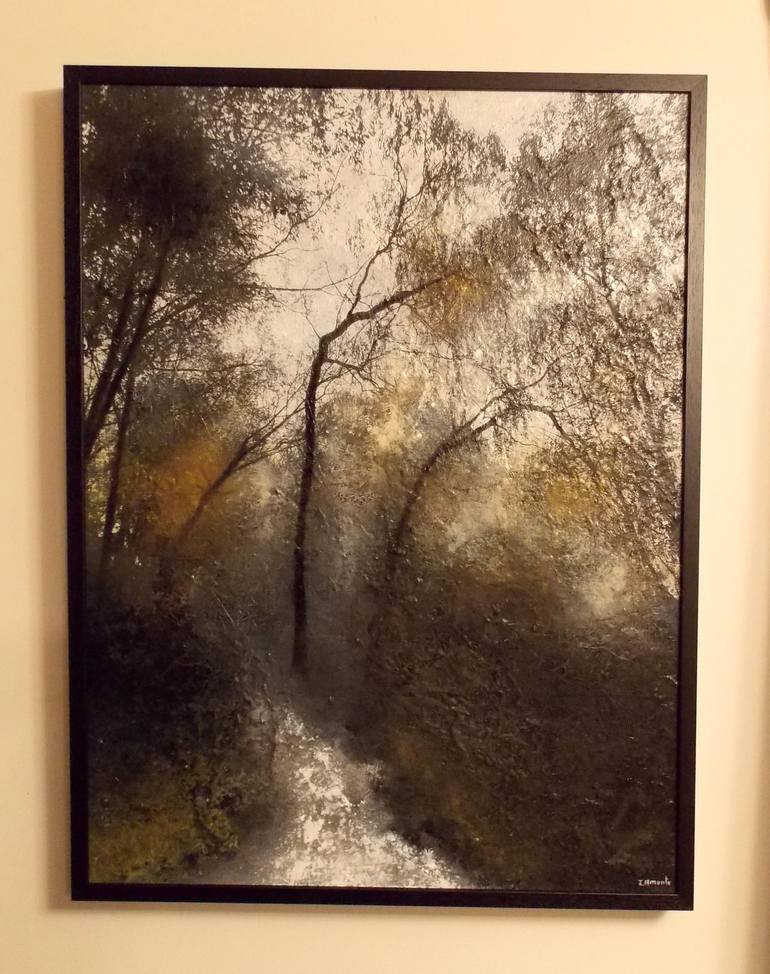 Original Figurative Landscape Painting by Isabelle Amante